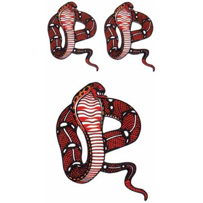 タトゥーシール コブラ(タトゥー)