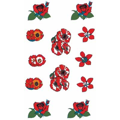 タトゥーシール ケシ(タトゥー)