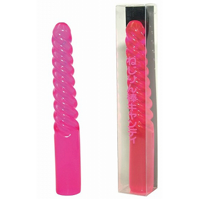 ねじりん棒キャンディ (ピンク)(アナル拡張)