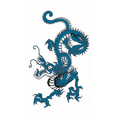 タトゥーシール 青清竜(タトゥー)