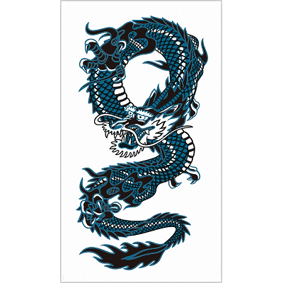 タトゥーシール 昇り龍2(タトゥー)
