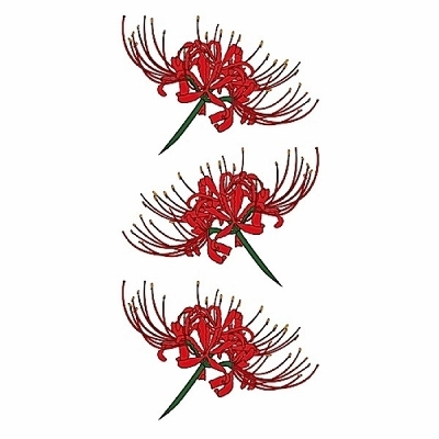 タトゥーシール 曼珠沙華(タトゥー)
