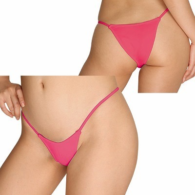 MF 2wayストレッチハギ無し極小ハーフバック ローズ(ランジェリー)