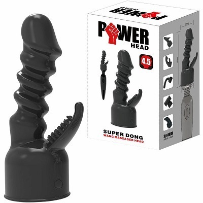 パワーヘッド スーパードング (ブラック)(バイブ)