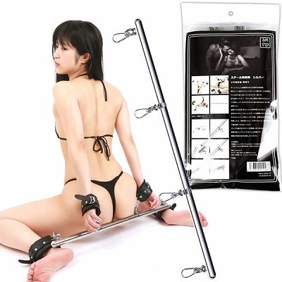 <SM VIP>スチール拘束棒 (シルバー)(拘束具)