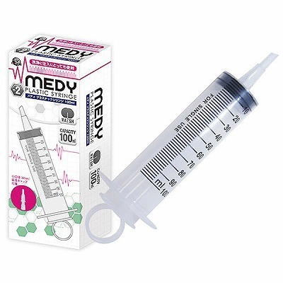 MEDY no.2 プラスチックシリンジ 100ml(医療系器具)
